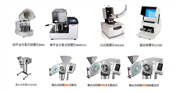 格瑞德曼研磨粉碎类仪器的部分旗舰产品