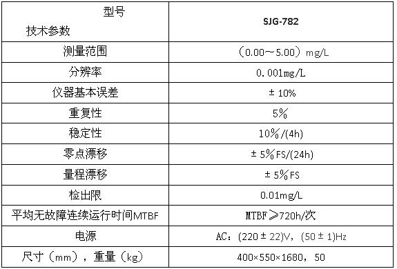 上海雷磁SJG-782型在线重金属监测仪（六价铬）